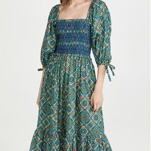 Cara Cara Jazzy Dress. Size small , worn once Moroccan Tile Teal
